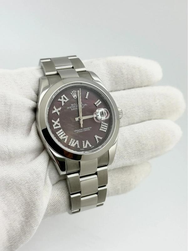 Rolex Datejust 41 126300 Tahitian MOP Roman Diamond Dial Stainless Steel - 7