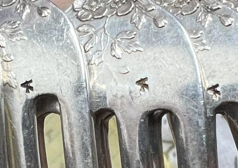 12 Gorham Sterling Silver Buttercup 1908 True Dinner Forks 7 1/2" - 7