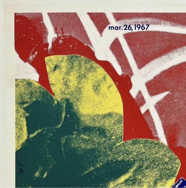 Original Vintage Poster JAMES ROSENQUIST ASPEN EASTER JAZZ '67 Travel Tourism OL - 2