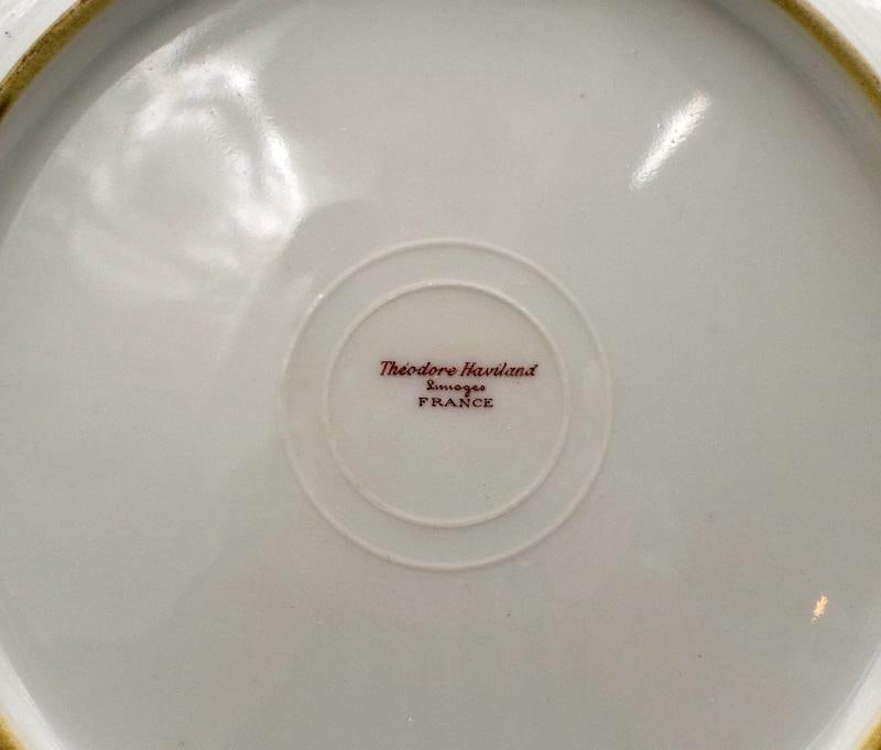 Theodore Haviland Limoges Imperator Cobalt Gold Encrusted Dinner Plate Fantastic - 4