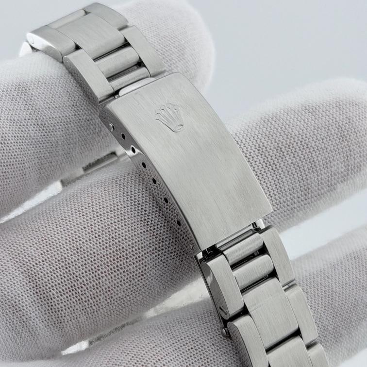 Rolex Oyster Perpetual Date 15200 34mm White Roman Dial Steel Box Papers - 5
