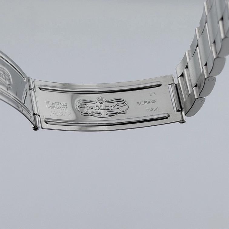 Rolex Oyster Perpetual Date 15200 34mm White Roman Dial Steel Box Papers - 6