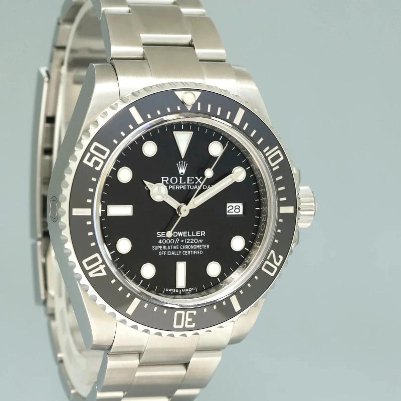 2017 MINT PAPERS Rolex Sea-Dweller 116600 Steel 40mm Black Ceramic Dive Watch - 3