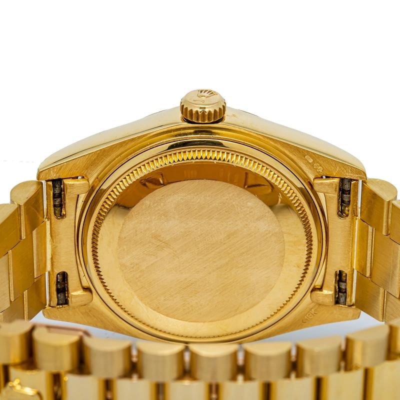 Rolex Day-Date 18038 Papers President 18k Ruby String Diamond Dial Watch 36mm - 6