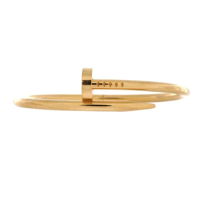 Cartier Juste un Clou Bracelet 18K Yellow Gold Classic: Condition: Pre-owned - Good,Brand: Cartier,Main Stone: Unknown,Metal: 18K Yellow Gold,Metal Purity: 18K,Style: Bracelet,Type: Bracelet,Color: Yellow Gold,Material: 18K Yellow Gold Estimated Retail