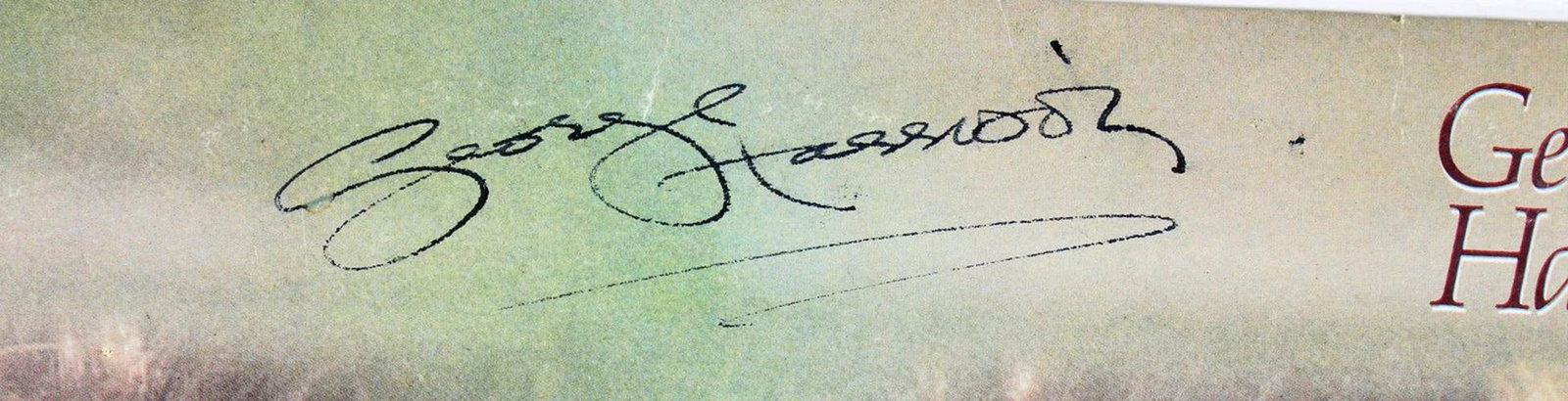 George Harrison Authentic Signed x2 Self Titled Album Cover W/ Vinyl BAS #A71977 - 2