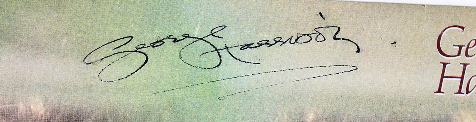 George Harrison Authentic Signed x2 Self Titled Album Cover W/ Vinyl BAS #A71977 - 9