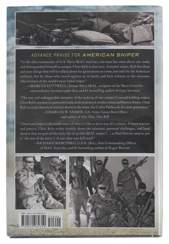 Chris Kyle & Taya Kyle Signed American Sniper 1st Ed Hardcover Book BAS #AB14676 - 7