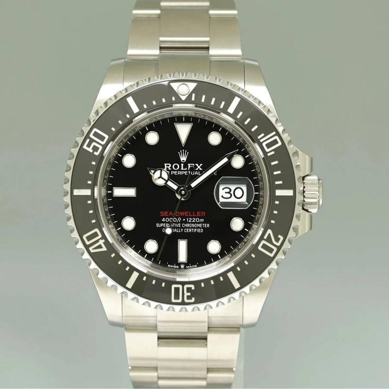 2022 MINT Rolex Red Seadweller SD43 126600 43mm Mark 2 Stainless Steel Watch Box - 2