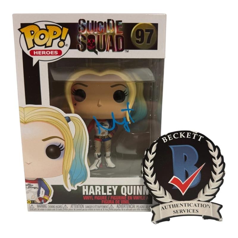 Margot Robbie Signed Autograph Suicide Squad Funko Pop 97 Beckett Harley Quinn (1 of 2)