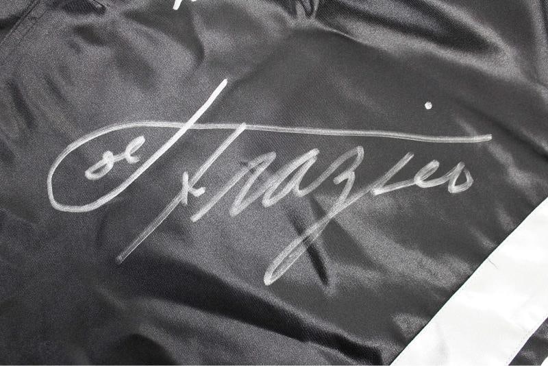 Muhammad Ali & Joe Frazier Signed Black Everlast Boxing Trunks PSA Itp #3A60518 - 10