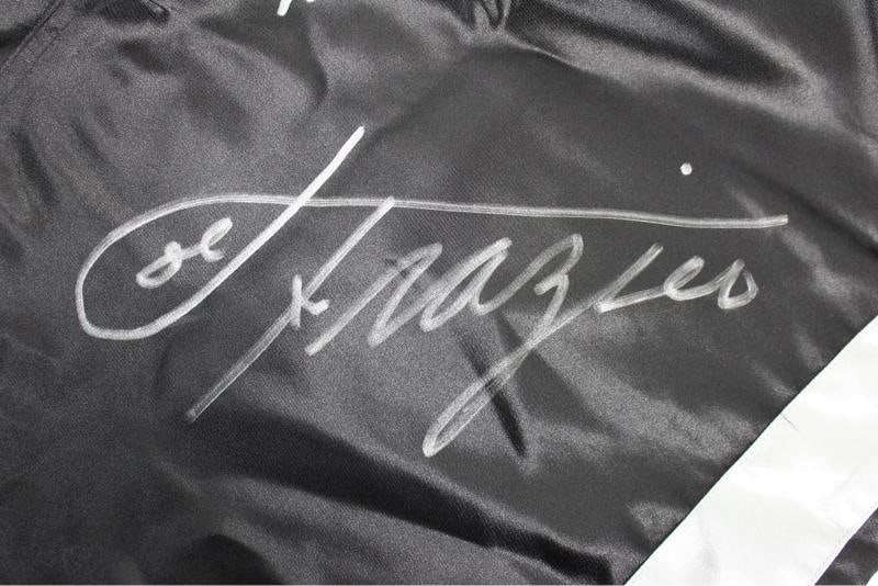 Muhammad Ali & Joe Frazier Signed Black Everlast Boxing Trunks PSA Itp #3A60518 - 3