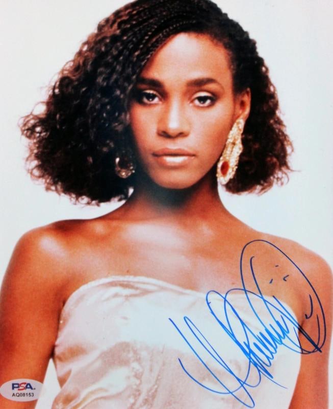Whitney Houston The Bodyguard Authentic Signed 8x10 Framed Photo PSA #AQ08153 - 2