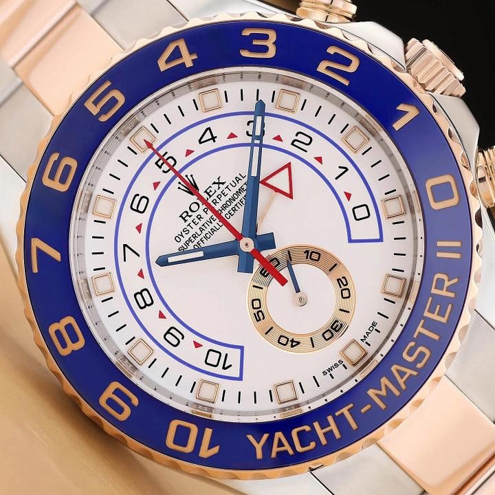 2017 CARD ROLEX YACHT-MASTER II 116681 18K ROSE GOLD STEEL BLUE WHITE 44MM WATCH: Condition: Pre-owned - Excellent,Brand: Rolex,Gender: Men's,Style: Casual, Dress/Formal, Luxury, Sport, Luxury: Dress Styles,Features: 12-Hour Dial, Chronometer, Date Indicator, Sapphire Crystal, Scre