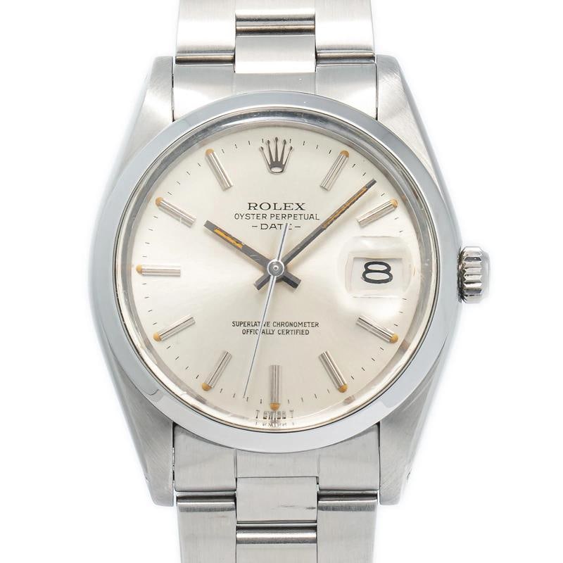 Rolex Oyster Perpetual Date 15000 With Paper Index Silver Dial Men's Watch 34mm - 2