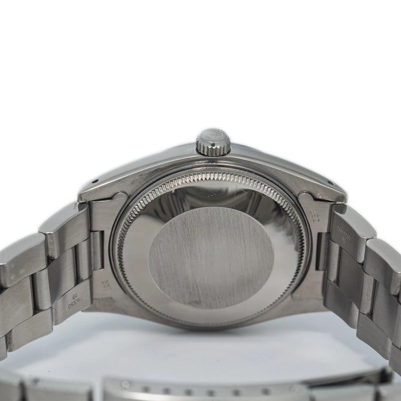 Rolex Oyster Perpetual Date 15000 With Paper Index Silver Dial Men's Watch 34mm - 6