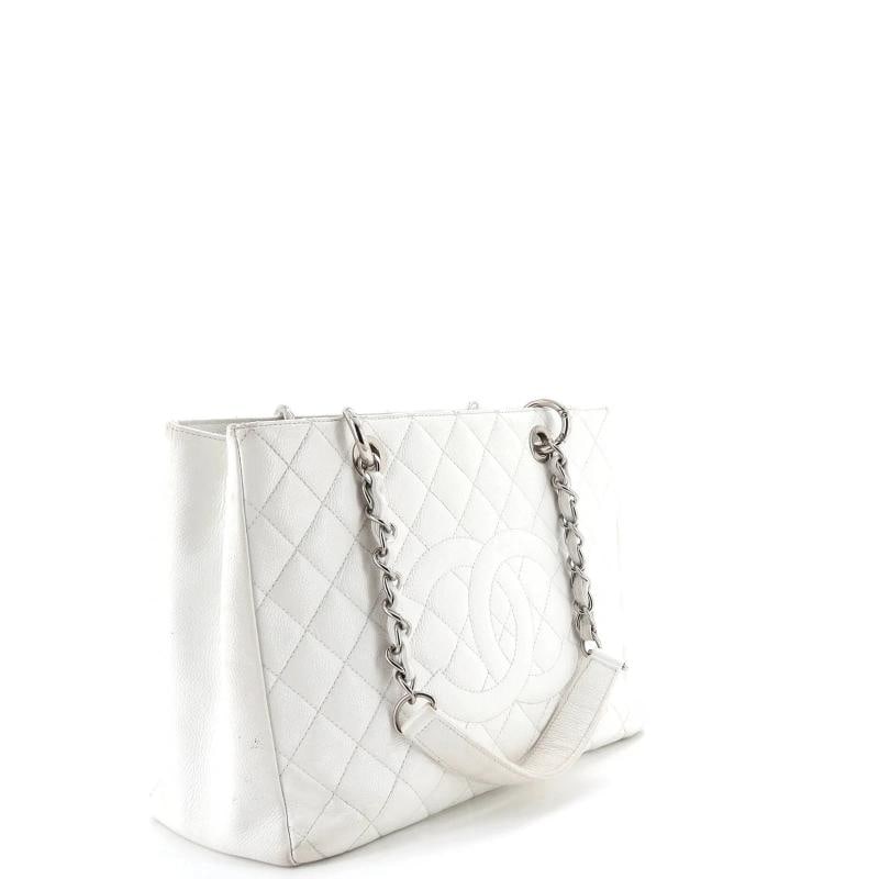 Chanel Grand Shopping Tote Quilted Caviar - 2