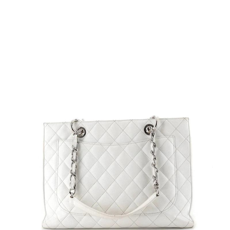 Chanel Grand Shopping Tote Quilted Caviar - 3