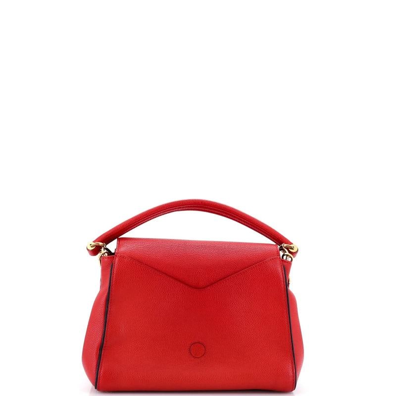 Louis Vuitton Double V Handbag Calfskin with Monogram Canvas - 3