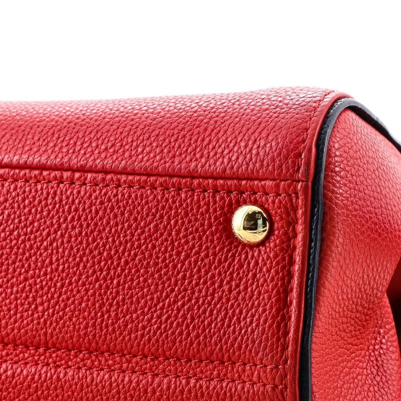 Louis Vuitton Double V Handbag Calfskin with Monogram Canvas - 7