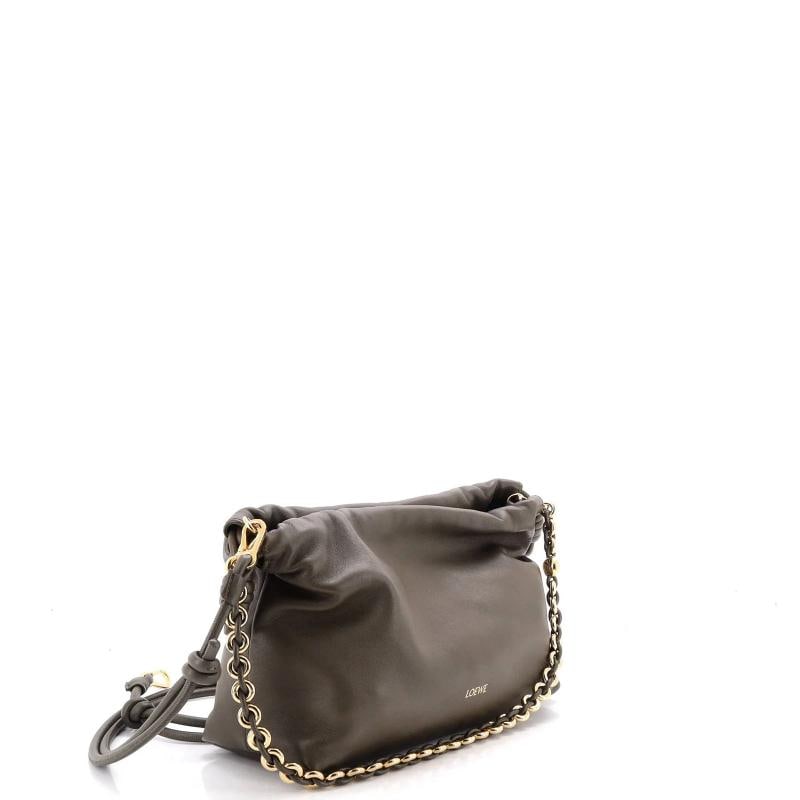 Loewe Flamenco Knot Chain Purse Bag Leather Medium - 2