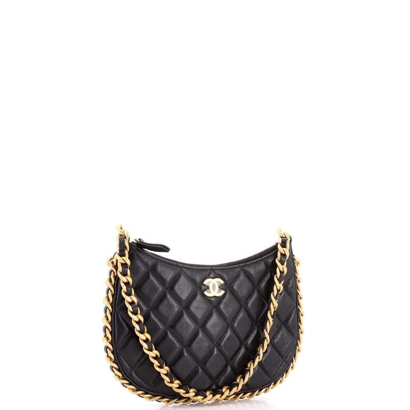 Chanel CC Chain Around Hobo Quilted Lambskin - 2