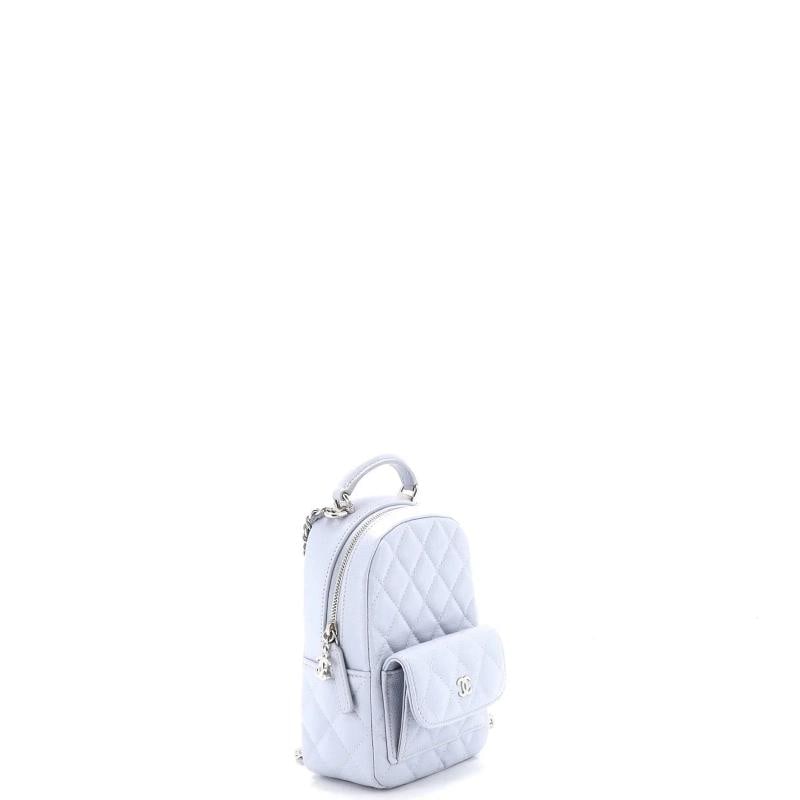 Chanel Classic CC Chain Pocket Backpack Quilted Caviar Mini - 2