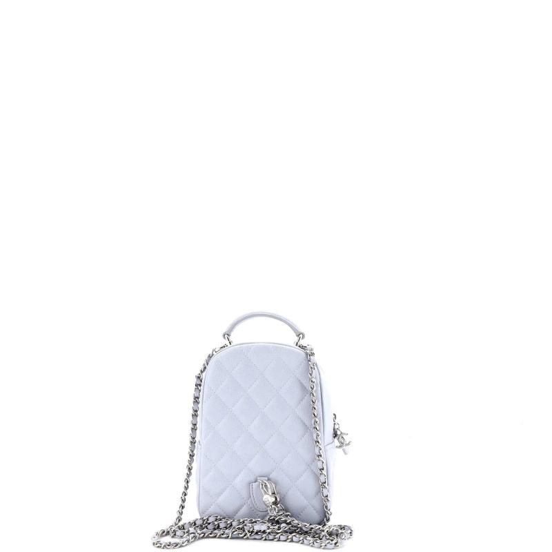 Chanel Classic CC Chain Pocket Backpack Quilted Caviar Mini - 3
