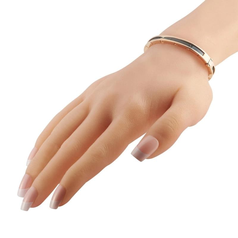 Bvlgari B.zero1 18K Rose Gold Ceramic Bracelet - 2