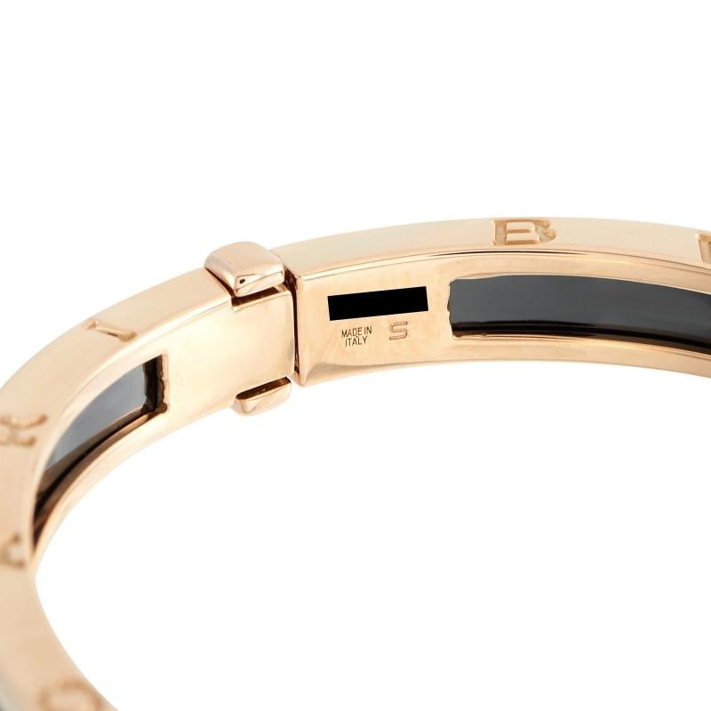 Bvlgari B.zero1 18K Rose Gold Ceramic Bracelet - 5
