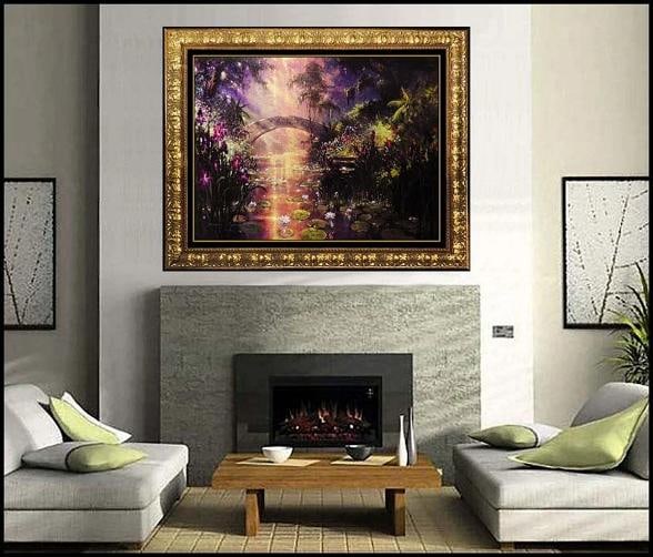 JAMES COLEMAN Large Original Hand Embellished Giclee On Canvas Signed Disney Art - 2