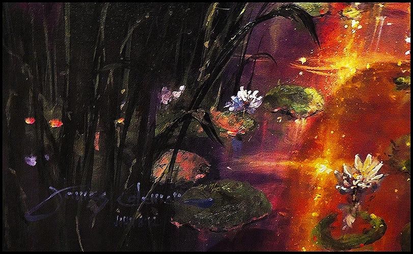 JAMES COLEMAN Large Original Hand Embellished Giclee On Canvas Signed Disney Art - 4