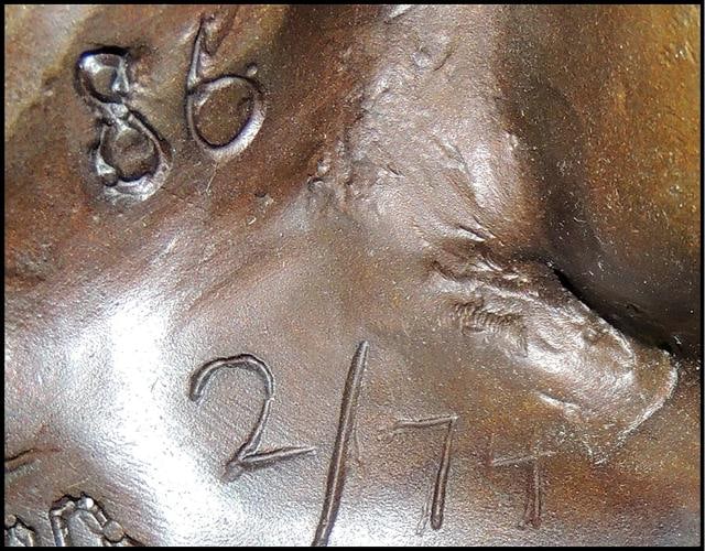 Ramon Parmenter Original Bronze Sculpture Signed Mothers Song Children Artwork - 4