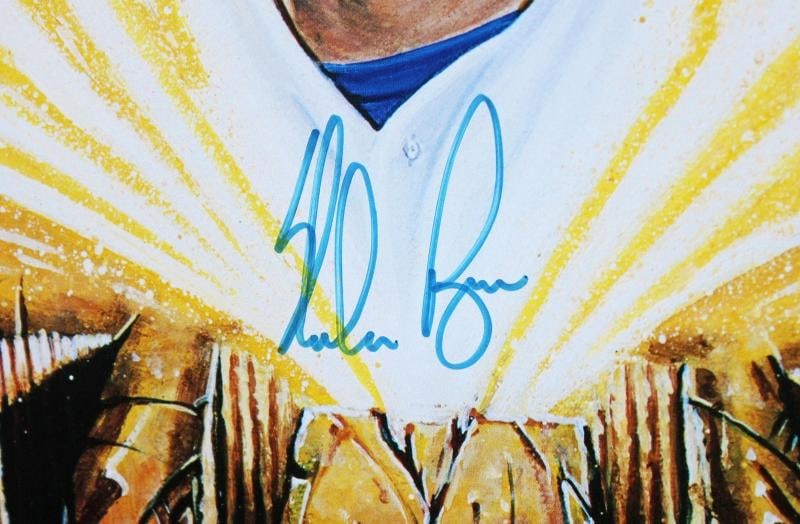 300 Win Club (8) Ryan, Seaver, Spahn +5 Signed 18x24 Framed Photo JSA #TT08650 - 4