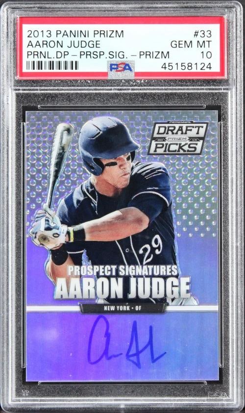 Aaron Judge Signed Panini Prizm DP #33 Silver RC Card 10! Auto 10! PSA/DNA Slab: Sport: Baseball,Product: Box, Box & Case Breaks, Case, Coin, etopps (In-hand), Lot, Pack,,Original/Reprint: Original,Player: Aaron Judge,Autograph Authentication: PSA,Team: New York