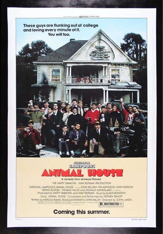 ANIMAL HOUSE RARE PHOTO ADVANCE ORIGINAL MOVIE POSTER 1978~(27" x 41"): Industry: Movies,Original/Reproduction: Original,Object Type: Poster,Country of Origin: United States