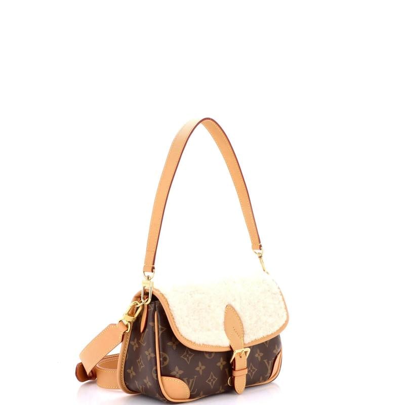 Louis Vuitton Diane NM Handbag Monogram Canvas with Shearling - 2