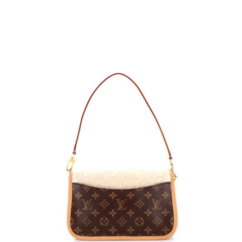 Louis Vuitton Diane NM Handbag Monogram Canvas with Shearling - 3