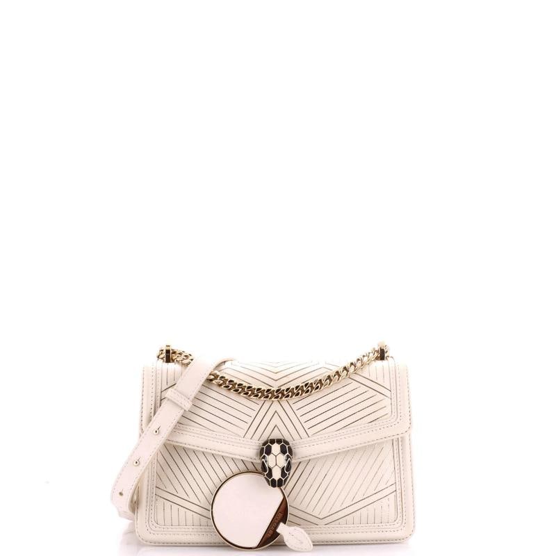 Bvlgari Serpenti Diamond Blast Shoulder Bag Quilted Leather Small - 5