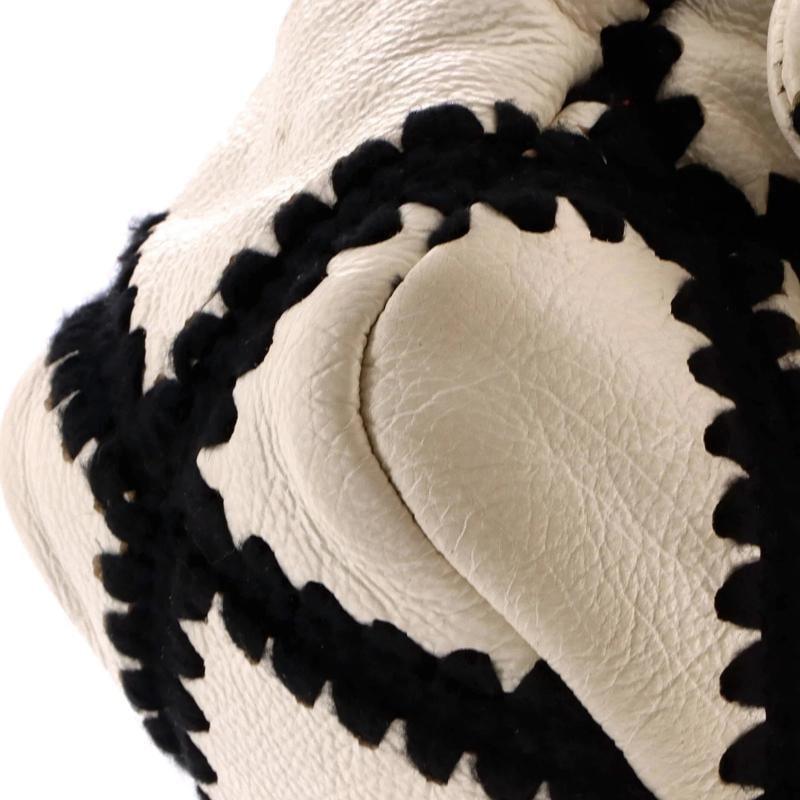 Chanel 19 Flap Bag Crochet Quilted Calfskin Medium - 7