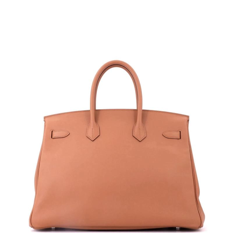 Hermes Birkin Handbag Tressage Brown Swift and Palladium Hardware 35 - 4