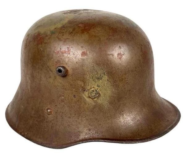 WWI Austrian Model 16 Combat Helmet Makers Mark Original Liner Serial 3GB66 1916: DIMENSIONS: 12-1/4" in length, 9.5" in width, 6-7/8" in height . Condition: Used,Country of Origin: Austria,Conflict: WW I (1914-18),Original/Reproduction: Original,Region of Origin: Austria-Hungary