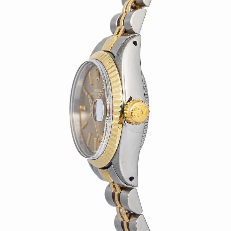 Rolex Date 6917 Jubilee YG Two Tone Champagne Dial Auto Women Watch 26mm - 3