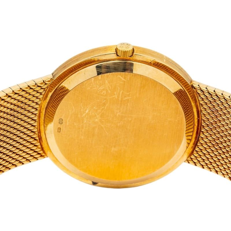 Patek Philippe Calatrava 3588J MINT Auto 18k Yellow Gold Silver Dial Men's 35mm - 6