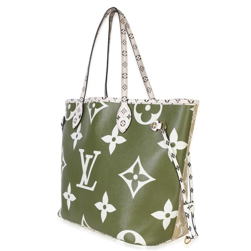 Louis Vuitton Kaki Monogram Giant Neverfull MM - 2