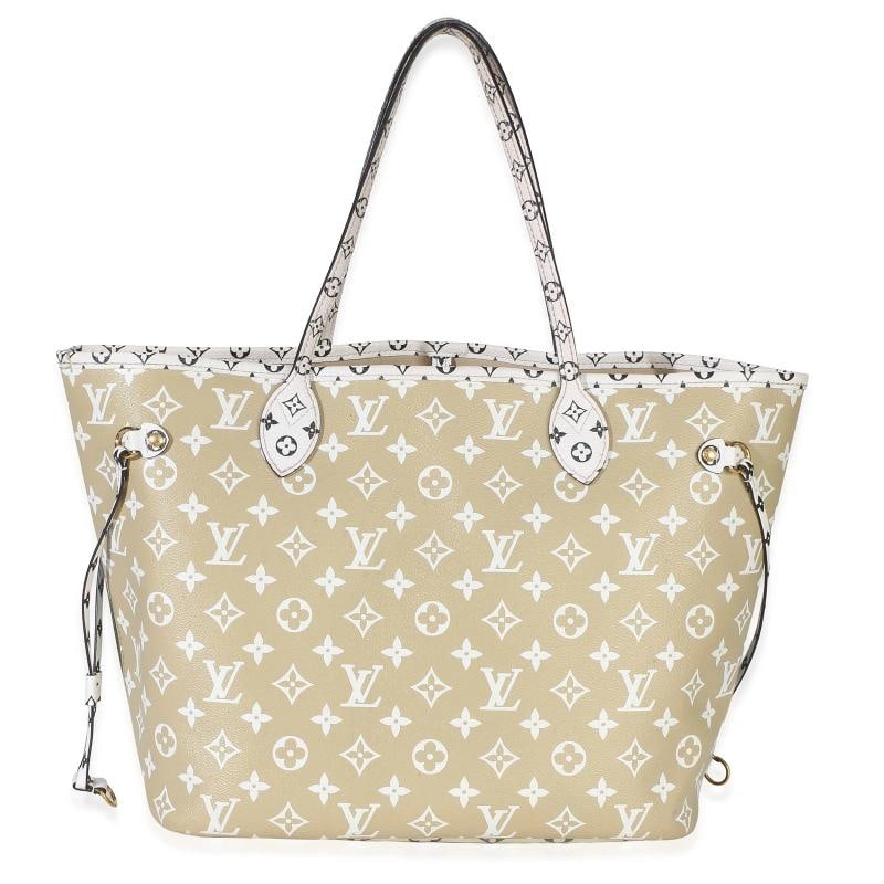 Louis Vuitton Kaki Monogram Giant Neverfull MM - 4