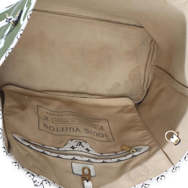 Louis Vuitton Kaki Monogram Giant Neverfull MM - 5
