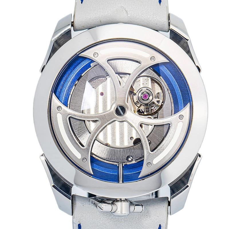 MB&F M.A.D.1S Ice Blue Edition 1 Complete Leather Skeleton Dial Men's Watch 42mm - 2