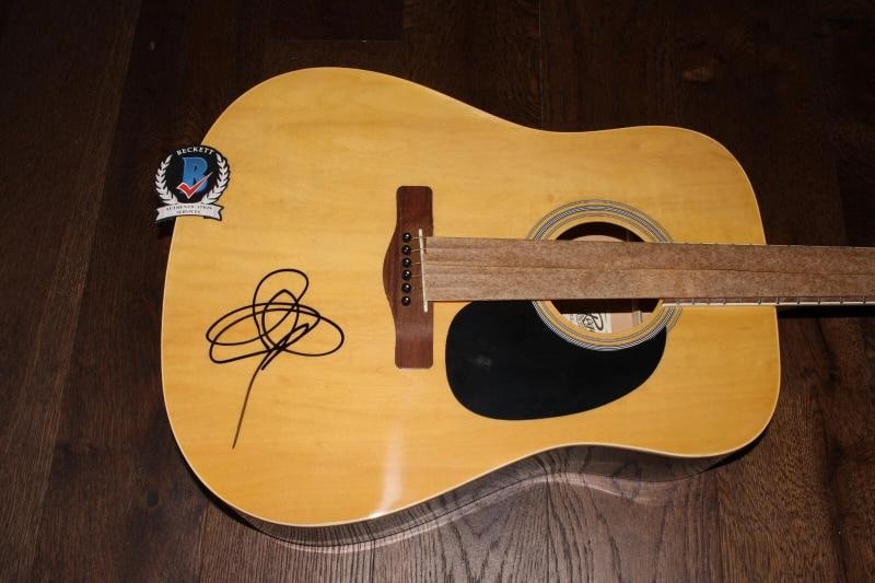 JOHN FRUSCIANTE SIGNED RED HOT CHILI PEPPERS ACOUSTIC GUITAR BECKETT COA RHCP - 3