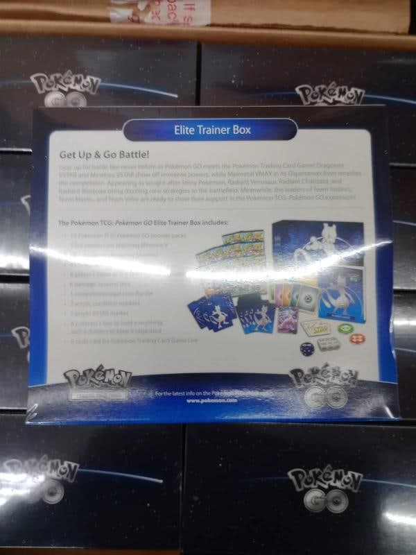 10x Pokemon Go TCG ETB Elite Trainer Box in Case - 6